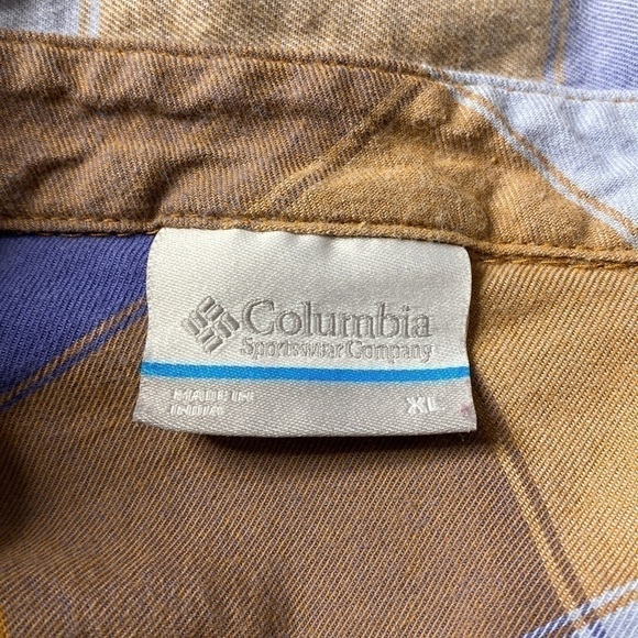 Columbia Women's Anytime Casual™ Stretch Blue Button Up Shirt 1804361 XL - Picture 3 of 6